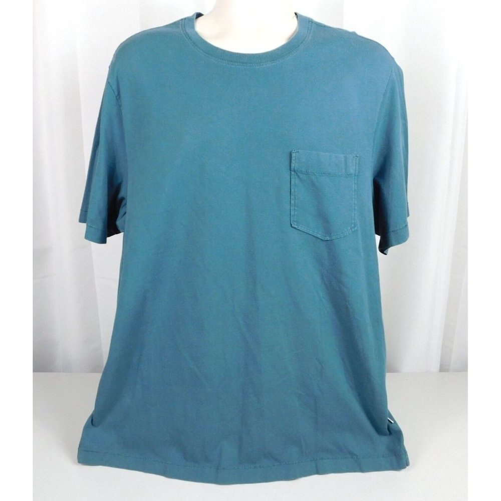 Tommy Bahama Men's Pocket T-shirt Embroidered Marlin XL Green 100% Cotton